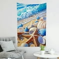 thumbnail image 6 of ZFLMY Home Wall Tapestry Art Shells Starfish Beach Print 60x50 40*60in, 6 of 6