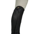 thumbnail image 2 of Grand Prix Elite Leather Half Chaps, Black, Extra Small Tall, 2 of 3