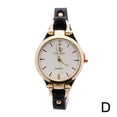 thumbnail image 1 of Quartz Watch For Women Leather Thin Strap Solid Color Fashion Female Gift Watch For Women, 1 of 1