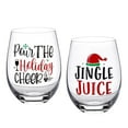 thumbnail image 1 of 2PK Typo Stemless Wine Glass, 1 of 7
