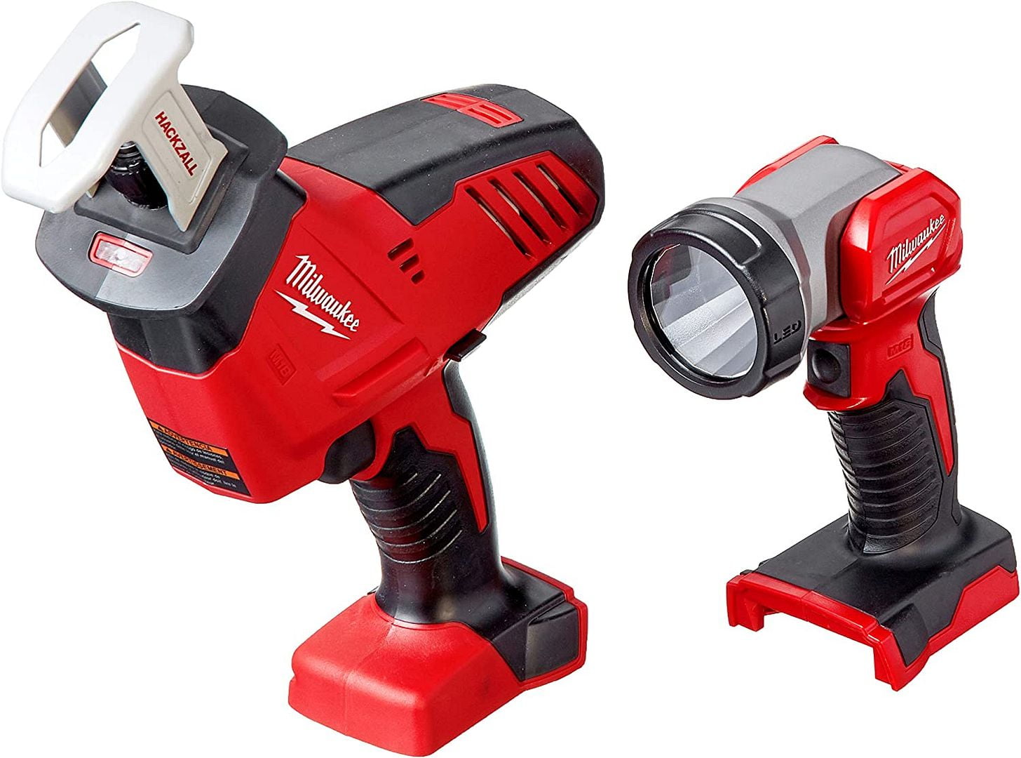 Milwaukee 2695-24 M18 18V Cordless Power Tool Combo Kit with Hammer Drill, Impact Driver, Reciprocating Saw and Work Light, 2 Batteries, Charger and Tool Case Included