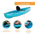 thumbnail image 5 of Lifetime Kenai 123 inch Sit-On-Top Kayak, Bahama Fusion (91146), 5 of 20