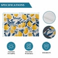 thumbnail image 5 of Spring Summer Watercolor Lemon Blue Leaves Placemats Set of 6,Wipeable Washable Table Mats for Dining Tables, Vintage Linen Place Mats for Kitchen Event Party Tabletop Decor, 5 of 9