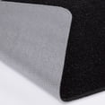 thumbnail image 6 of Ottomanson Nice Washable Non-Slip Rubberback Polypropylene Black Bath Rug Set, 3 Piece, 6 of 9