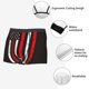 thumbnail image 3 of Balery USA Flag Cross Calzoncillos bóxer para hombre, ropa interior de algodón suave y transpirable con cinturilla de nailon-Large, 3 of 5