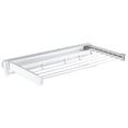 thumbnail image 3 of GROWTH TANK Foldable Clothes Drying Rack, Wall Mounted Towel Rack with 3 Hooks, Space Saver, White, 3 of 9