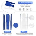 thumbnail image 3 of HSHDLDF Sock Aid Kit- Easy to Put on Take Off Socks Support Stocking Aid Light and Easy to Wear Shoe Horn with Hooks Suitable for Independent Living Aids Help Put on Shoes/Socks/Sh, 3 of 7