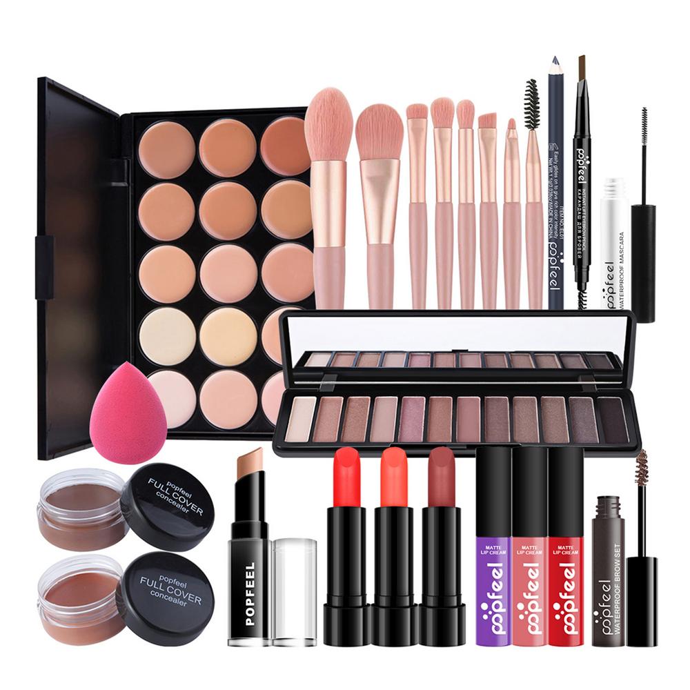 Lacyie Makeup Set Beginner Makeup Kit for Dark Skin for Popfeel