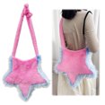 thumbnail image 2 of Fuzzy Sling Bag Felpa Cinco Puntas Milenio Otoño E Invierno Dulce Fresco Gi (Estilo 4), 2 of 9
