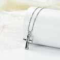thumbnail image 3 of Personalized Engrave Stainless Steel Cross Cremation Jewelry for Ashes Holder Necklace Pendent for Ashes and Chain, 3 of 5