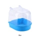 thumbnail image 2 of Greeniant Bañera de plástico para pájaros para loros, caja de baño para loros antideslizante y estable, resistente y duradera Aseo de mascotas azul oscuro, 2 of 2