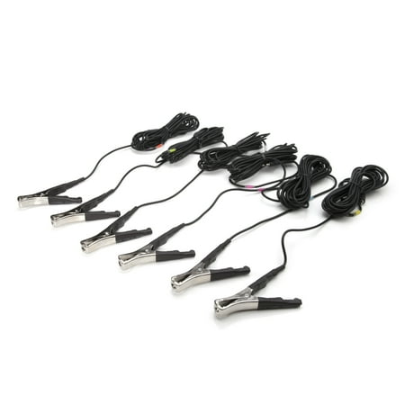 Electronic Microphone STEELMAN 06635 Replacement Clamp Microphones for ChassisEAR Electronic Squeak and Rattle Finder, 6-Pack ()