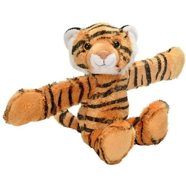 Wild Republic Huggers Green Parrot Plush Toy, Slap Bracelet, Stuffed