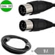 thumbnail image 1 of Cable MIDI DIN de 7 pines, cable de interfaz de controlador DIN macho a macho de 7 pines, 1 m, 1,5 m, 3 m, 1 of 1