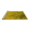 thumbnail image 2 of Ahgly Company Machine Washable Indoor Rectangle Oriental Yellow Industrial Area Rugs, 3' x 5', 2 of 4