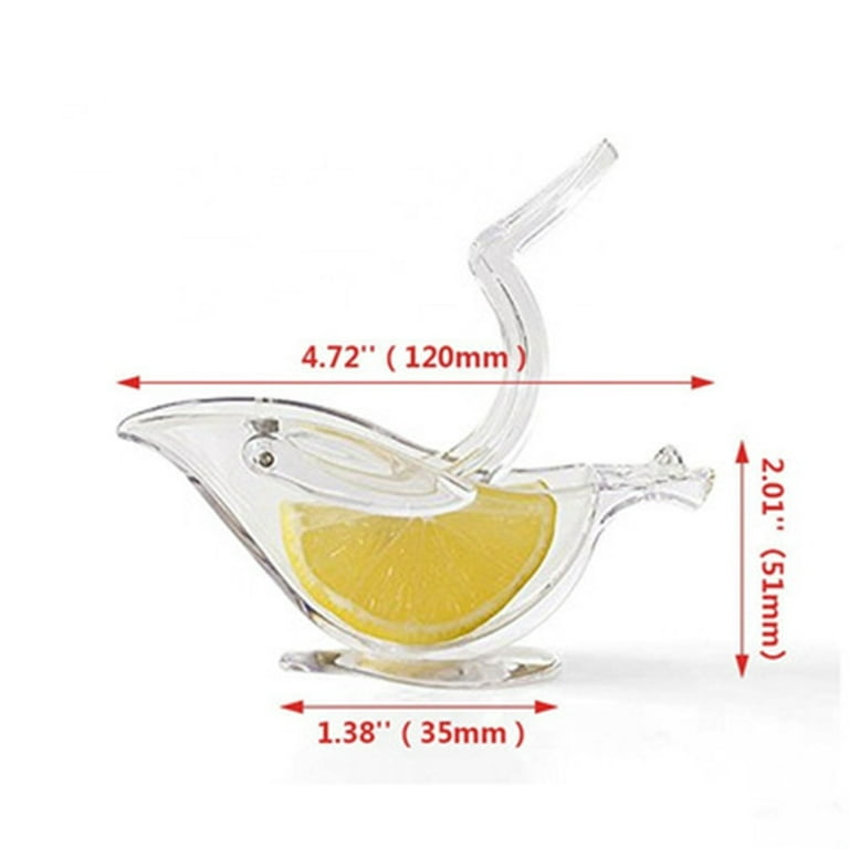 Acrylic Manual Lemon Slice Squeezer,press Art Lemon Lime Squeezers For  Dinner Plate Elegance Portable