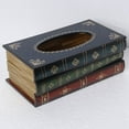 thumbnail image 2 of Tissue Box Cover Vintage: Antique Book Facial Tissue Box Holder Napkin Holder, 2 of 10