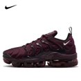 thumbnail image 3 of Zapatillas de running Nike Vapormax Plus para hombre y mujer, cómodas, de corte bajo, para uso diario, duraderas, con absorción de impactos, color blanco y azul, 3 of 5