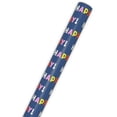 thumbnail image 2 of Hallmark Birthday Wrapping Paper Roll (Colorful Lettering on Navy) 20 Sq. ft., 2 of 3