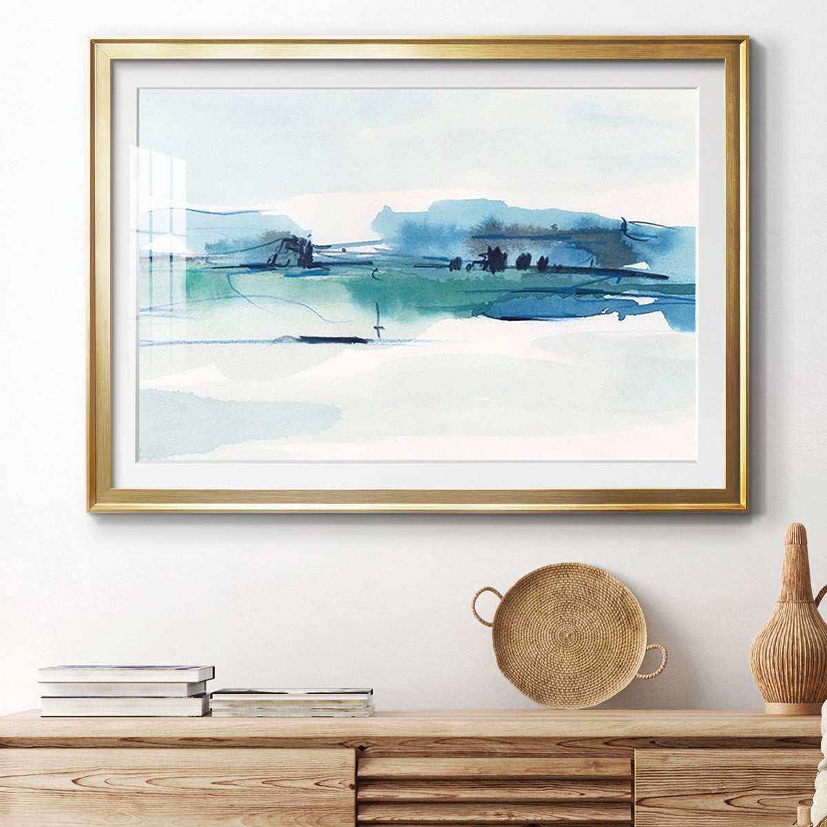 Ultramarine Vista II Premium Framed Print - Ready to Hang