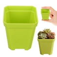 thumbnail image 2 of kjfeif 2.63 Inch Square Nursery Pot, Plastic Plant Starter with Drainage for Seedlings and Succulents, Small Planter for Indoor, Balcony, or Office Gardening, 2 of 9