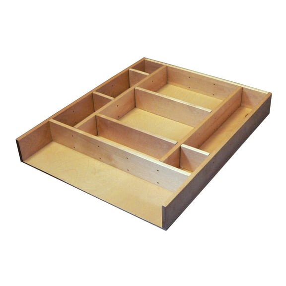 Rev-A-Shelf LD-4CT21-1 Customizable Drop-In Cutlery Drawer Organizer Set