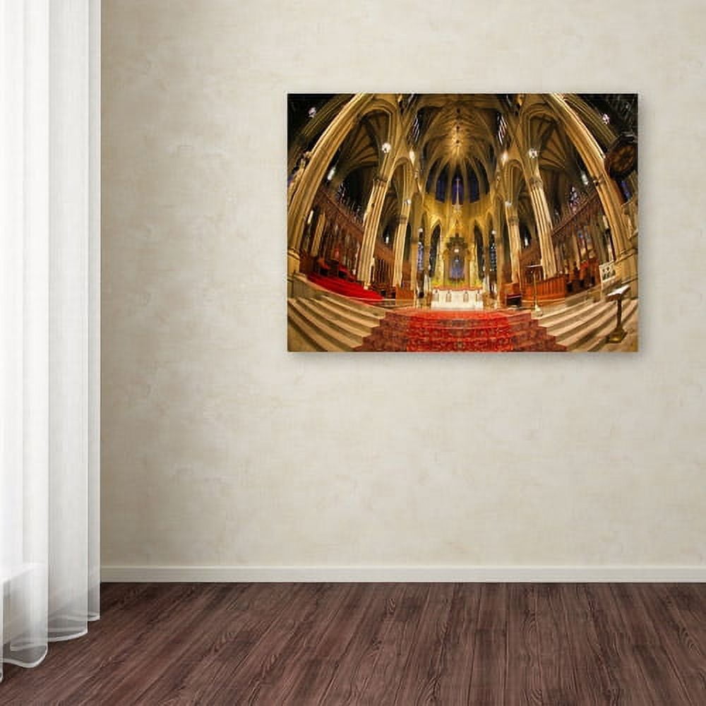 Trademark Fine Art "St. Patrick's" Canvas Art by CATeyes
