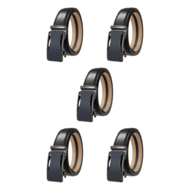 Cinturón de cuero atemporal para Hombre con hebilla Automática Minnieouse