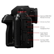 Panasonic LUMIX S1 Full Frame Mirrorless Camera with 24.2MP MOS High Resolution Sensor, L-Mount Lens Compatible, 4K HDR