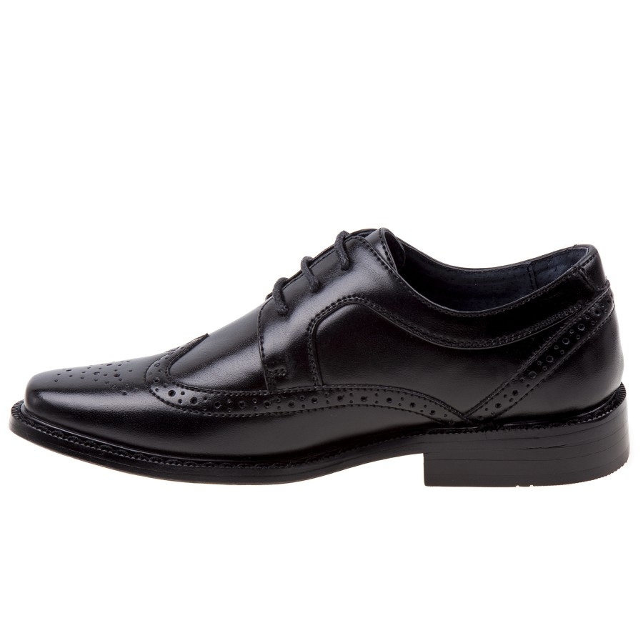 Joseph Allen Boys Lace Child Dress Shoes - Black, 4 - image 2 of 4