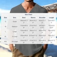 thumbnail image 2 of hotojiny Mens Casual Henley Shirt Cotton Linen Short Sleeve V Neck Shirts Fashion Summer Beach T-Shirts with Pockets, 2 of 6