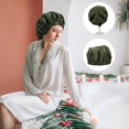 thumbnail image 5 of LAICAIW Bonnets de Douche pour Femmes Réutilisables Imperméables, 5 of 5