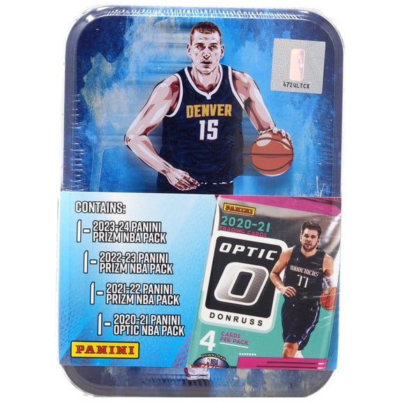 NBA Panini Prizm Nikola Jokic Trading Card COLLECTOR Tin