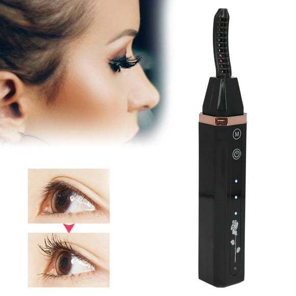Rizador de Pestañas Con Calefacción Eléctrica, Carga USB, Rizo de Larga Duración, Portátil, Cable CalFactor de Níquel-Cromo