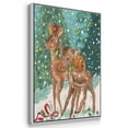 thumbnail image 3 of Doe and Fawn I - Framed Gallery Wrapped Holiday Canvas - 27 x 41 - White Frame, 3 of 8