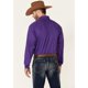 thumbnail image 5 of Camisa Cinch Corte Clásico Púrpura Talla Mediana, 5 of 6