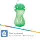 thumbnail image 4 of Nuby Paquete de 3 vasos para sorber para niños pequeños sin derrames, vasos para niños pequeños a prueba de derrames con agarre fácil y firme, azul, aguamarina, verde, 4 of 5
