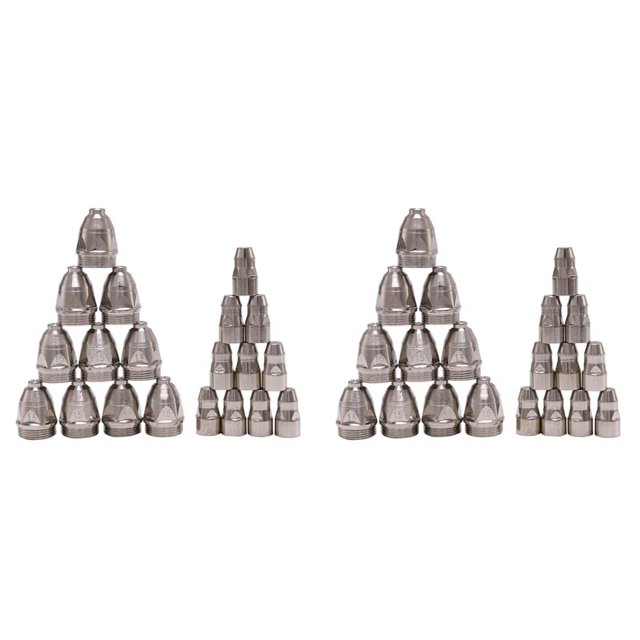 40 piezas P80 consumibles para antorcha de corte de plasma, corte CNC 80A P80, boquilla de electrodo de punta de antorcha de plasma