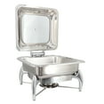 thumbnail image 3 of MegaChef 6 Liter Stainless Steel Rectangle Professional Chafing Dish/Food Warmer/Buffet Server Serving Dish, 3 of 7