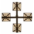 thumbnail image 4 of Meyda 189964 42 in. T Mission 4 Light Inverted Pendant - Timeless Bronze, 4 of 7