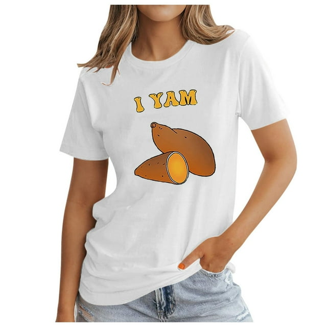 TINZ T-Shirt Graphique de l'Action de Grâce pour Femmes, Mode Décontractée Automne, T-Shirt Imprimé Vacances, T-Shirts Unis Rayés à Manches Courtes pour Femmes, Été Décontracté