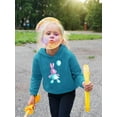 thumbnail image 2 of Bunny With Balloon Hoodie Toddler -Image by Shutterstock,  5 Toddler, 2 of 4