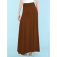thumbnail image 4 of Made by Johnny Women's Lightweight Floor Length Maxi Skirt XXL RUST, 4 of 6