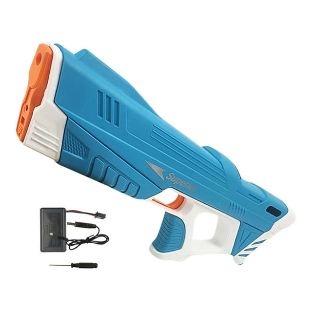 Pistola de agua eléctrica automática de 330ml, 7,4 V, 500mA, juguetes de agua de alta velocidad para niños Tmvgtek libre de BPA