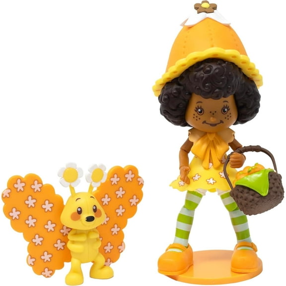 Boss Fight Studio Strawberry Shortcake Orange Blossom with Marmalade, Collectible Action Figure – Highly Articulated Fruity Scented Figurine with Accessories, Interchangeable Parts, and Stand – 1:12