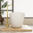thumbnail image 5 of ANGELES HOME 60" Glossy White Freestanding Acrylic Soaking Bathtub with Advanced Heat Retention & Ergonomic Support, 60-Gallon, 5 of 7