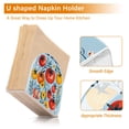 thumbnail image 5 of Yayeee Napkin Holder for Table Kitchen Paper Tissue Organization, Yellow Floral Tomatoes, 5 of 8