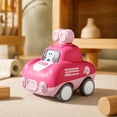 thumbnail image 4 of Toy Car for Toddlers, Cute Pink Fire Engine Push‑Powered Vehicle, Friction Powered Mini Car Toy, Educational Play Car Gift for Boys Girls, 4 of 5