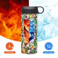 thumbnail image 6 of Logiee Vegan1 Print 18oz Sports Insulated Kettle With Straw,Insulated Water Bottle For Running Hiking Cycling Climbing,Man Womans Insulated Water Bottle, 6 of 8