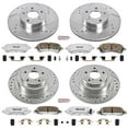 thumbnail image 3 of PowerStop Front and Rear Z26 Street Warrior Carbon-Fiber Ceramic Brake Pad and Drilled and Slotted Rotor Kit Fits: SUBARU Select Models K2750-26, 3 of 9